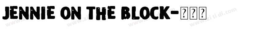 Jennie on the Block字体转换